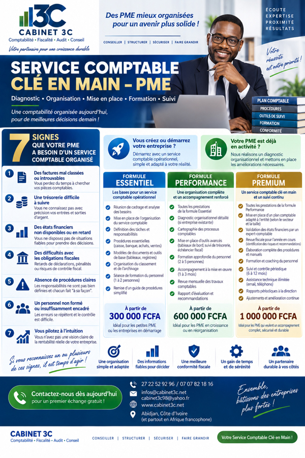 7 signes que votre PME a besoin d'un service comptable organisé